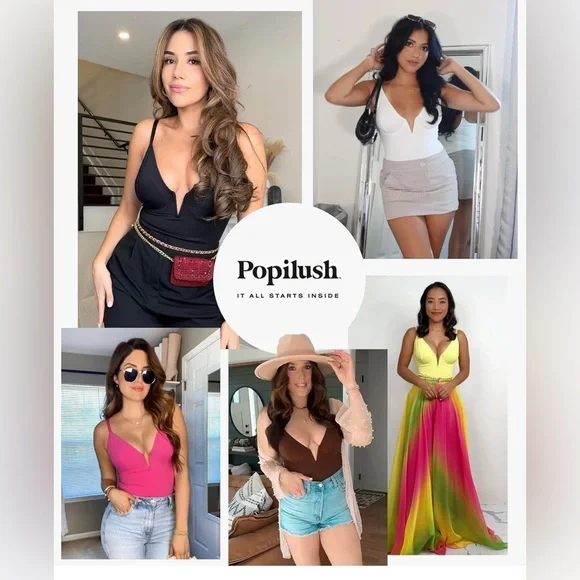 Popilush The Shapewear - Women's Bodysuit, Underwire Tummy Control Shape… - Picture 2 of 8